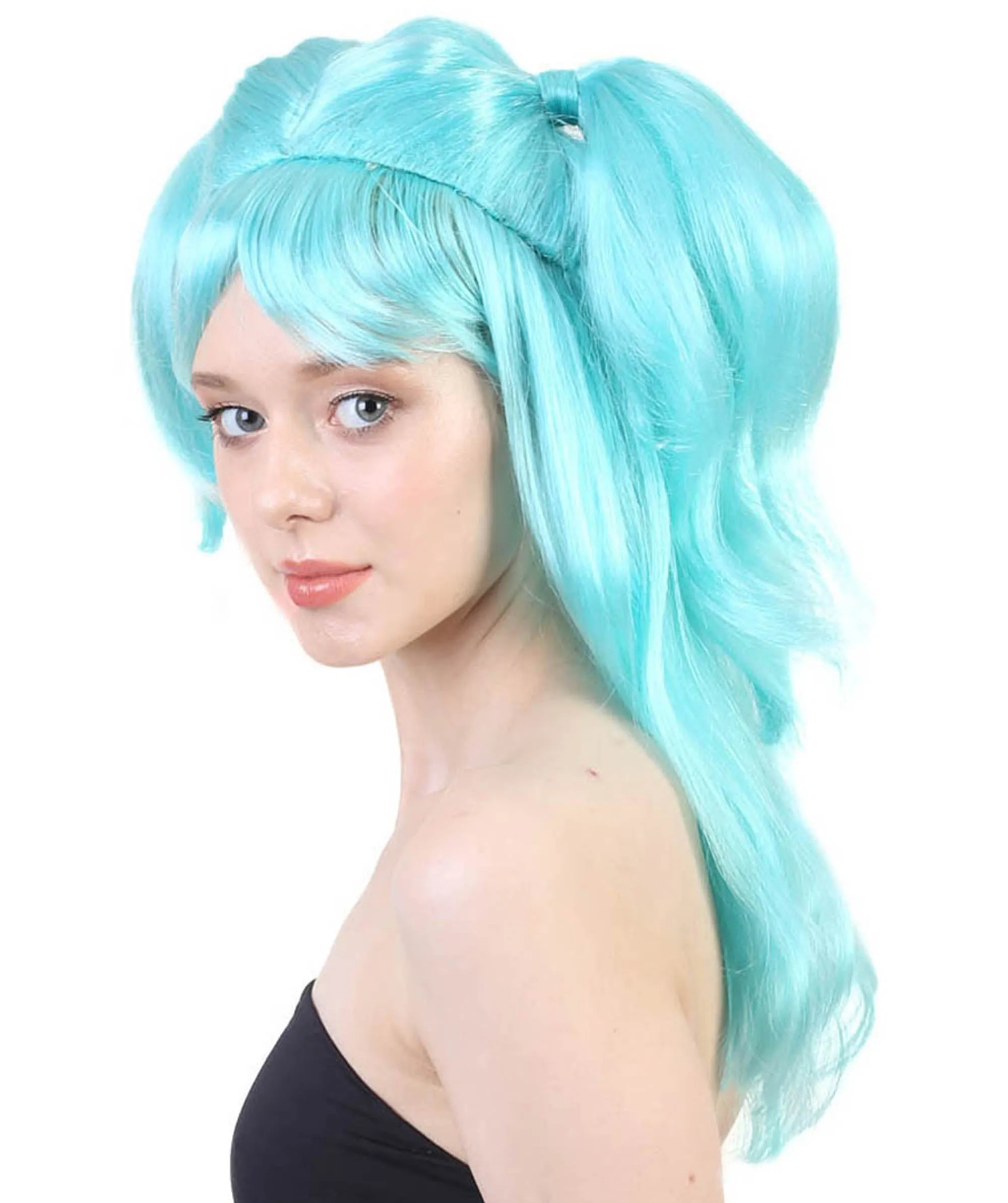 Womens Dolly Pigtail Wigs Collection | Party Event Ready Cosplay Halloween Wigs | Premium Breathable Capless Cap