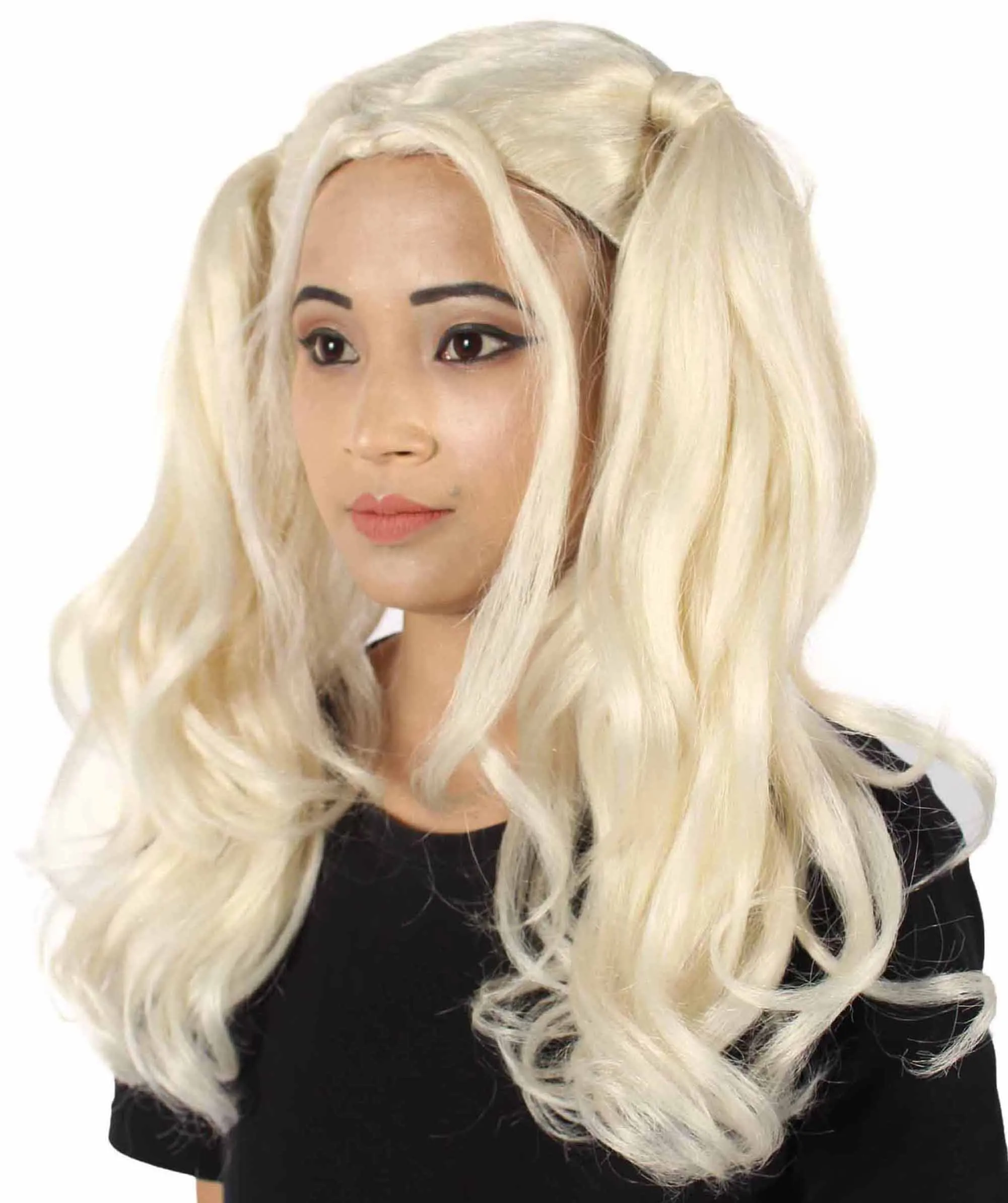 Womens Dolly Pigtail Wigs Collection | Party Event Ready Cosplay Halloween Wigs | Premium Breathable Capless Cap