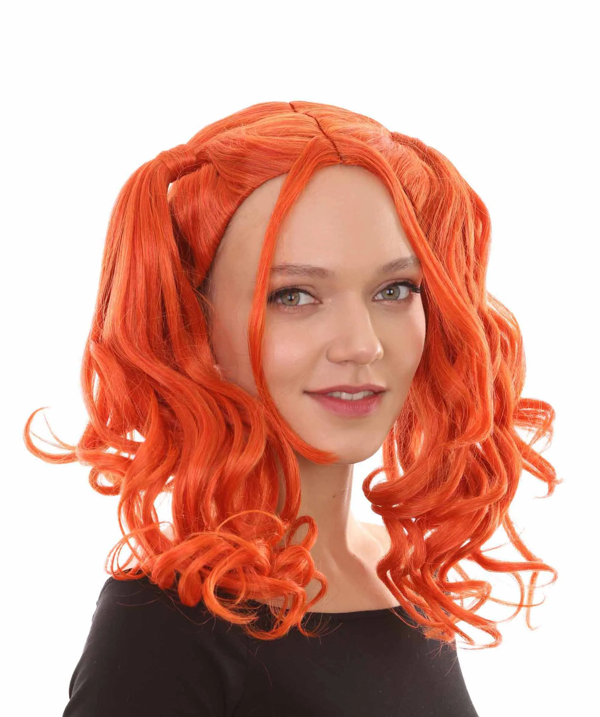 Womens Dolly Pigtail Wigs Collection | Party Event Ready Cosplay Halloween Wigs | Premium Breathable Capless Cap