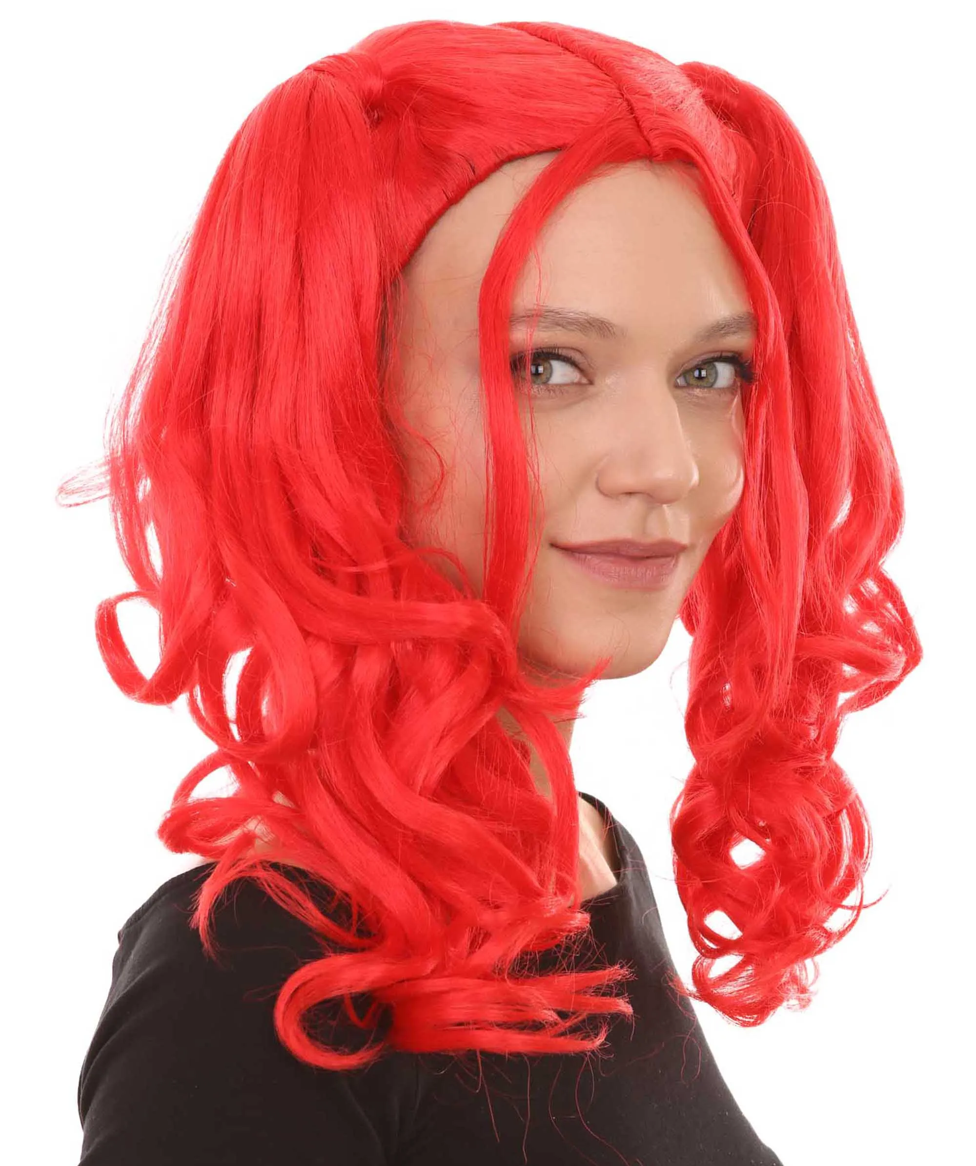 Womens Dolly Pigtail Wigs Collection | Party Event Ready Cosplay Halloween Wigs | Premium Breathable Capless Cap