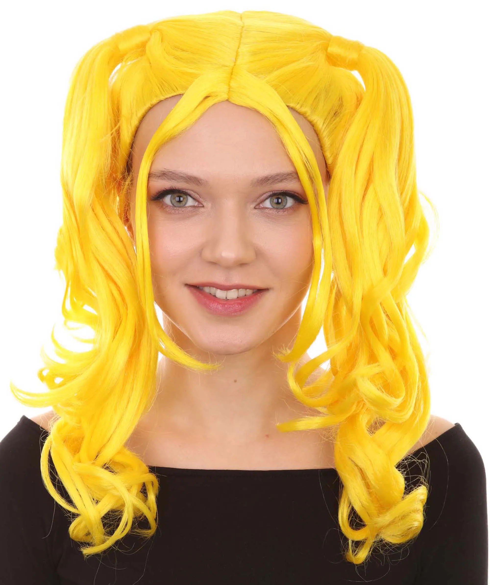 Womens Dolly Pigtail Wigs Collection | Party Event Ready Cosplay Halloween Wigs | Premium Breathable Capless Cap