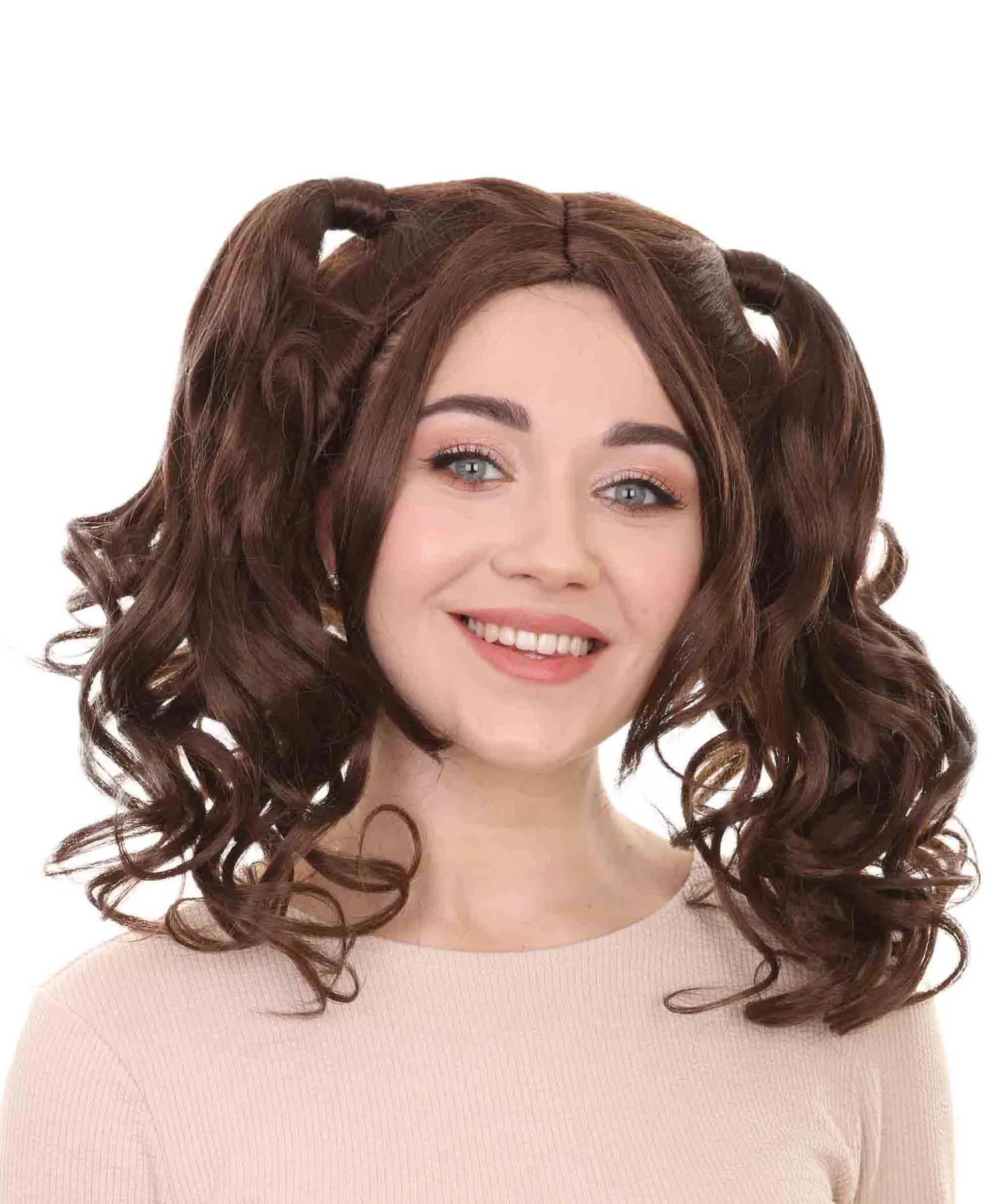 Womens Dolly Pigtail Wigs Collection | Party Event Ready Cosplay Halloween Wigs | Premium Breathable Capless Cap