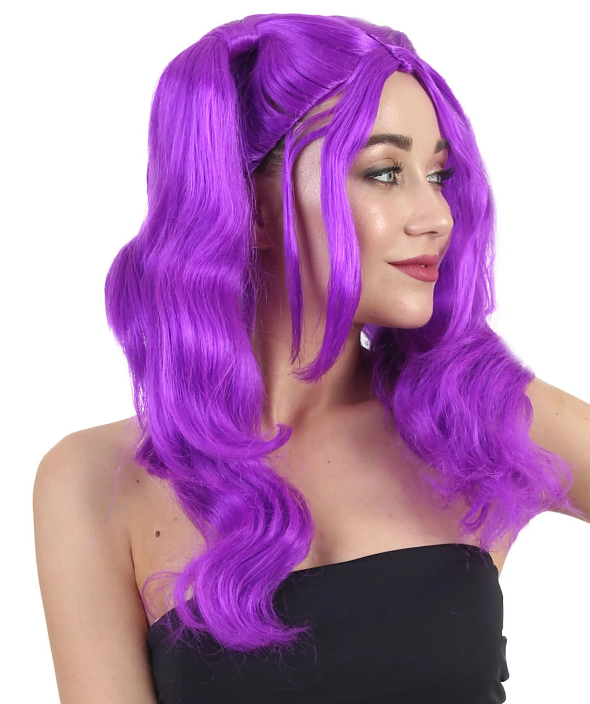 Womens Dolly Pigtail Wigs Collection | Party Event Ready Cosplay Halloween Wigs | Premium Breathable Capless Cap