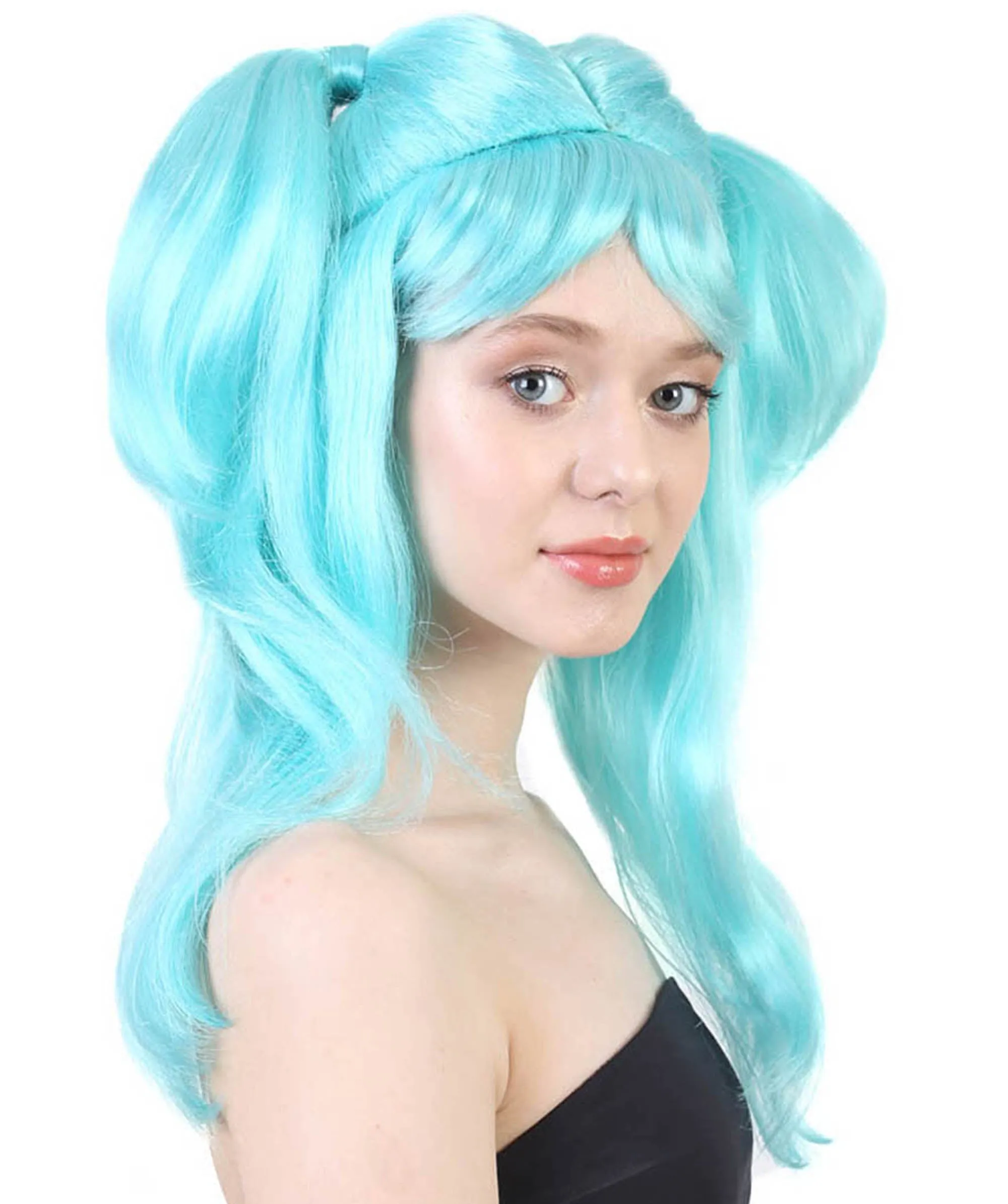 Womens Dolly Pigtail Wigs Collection | Party Event Ready Cosplay Halloween Wigs | Premium Breathable Capless Cap