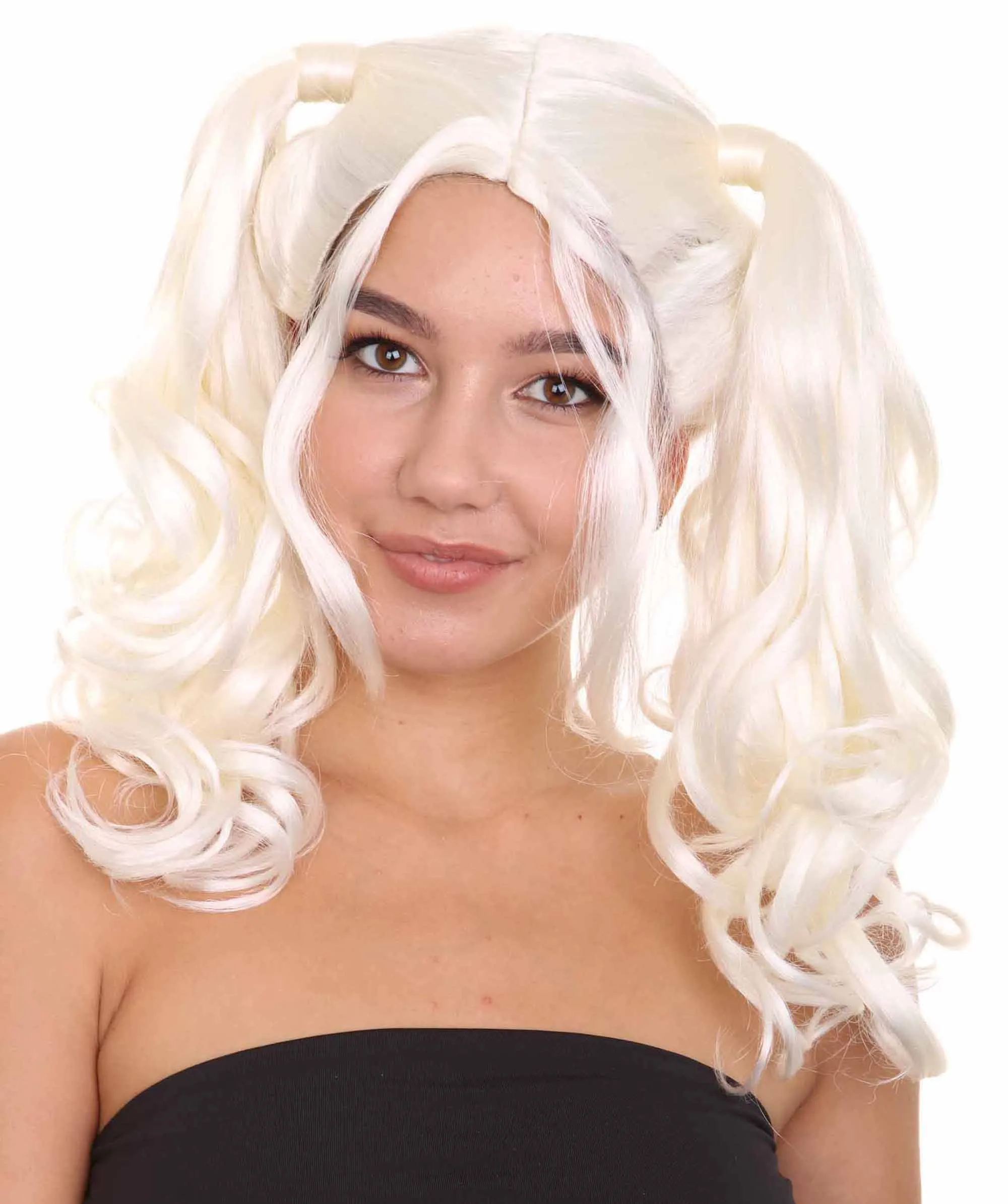 Womens Dolly Pigtail Wigs Collection | Party Event Ready Cosplay Halloween Wigs | Premium Breathable Capless Cap