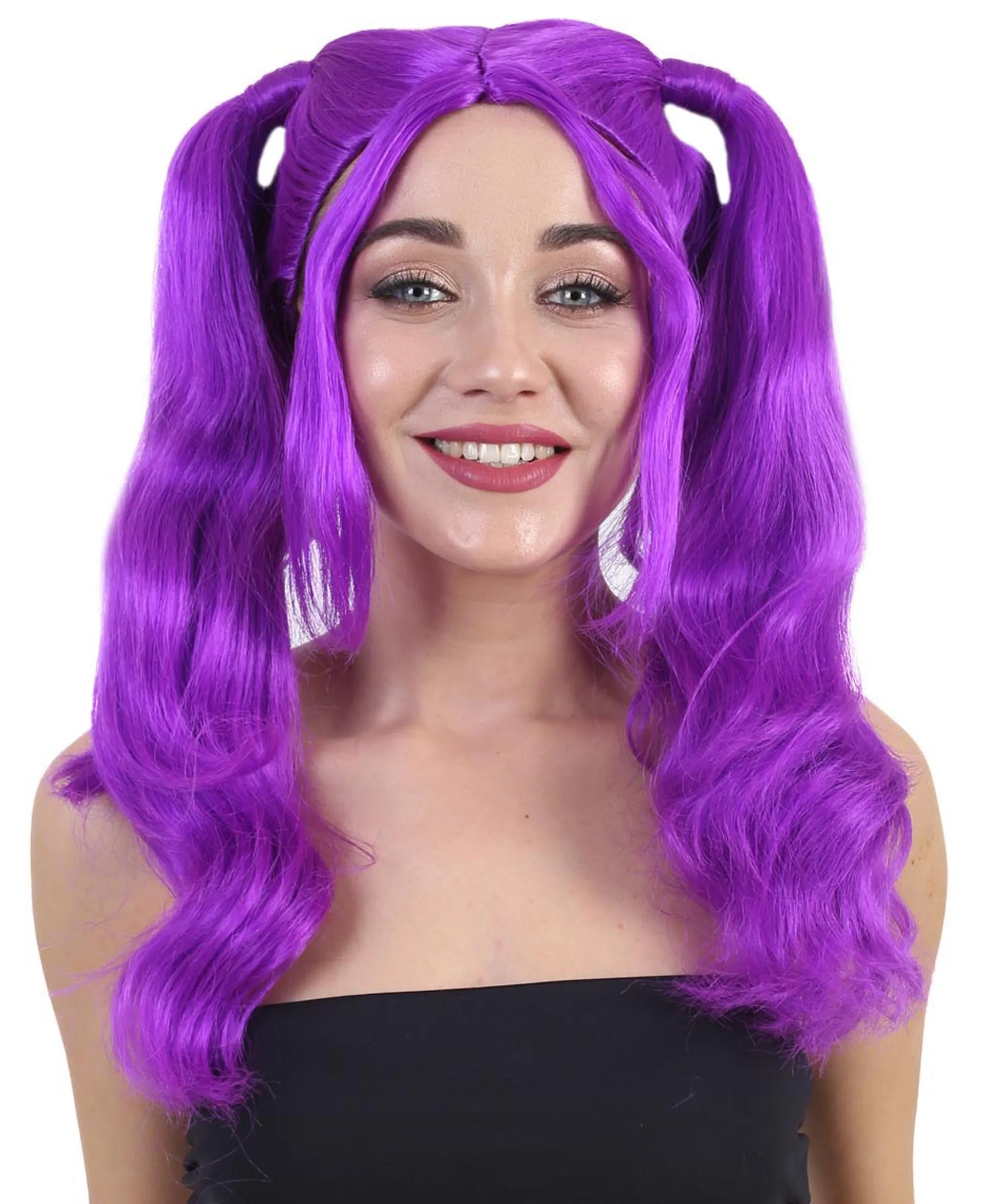 Womens Dolly Pigtail Wigs Collection | Party Event Ready Cosplay Halloween Wigs | Premium Breathable Capless Cap