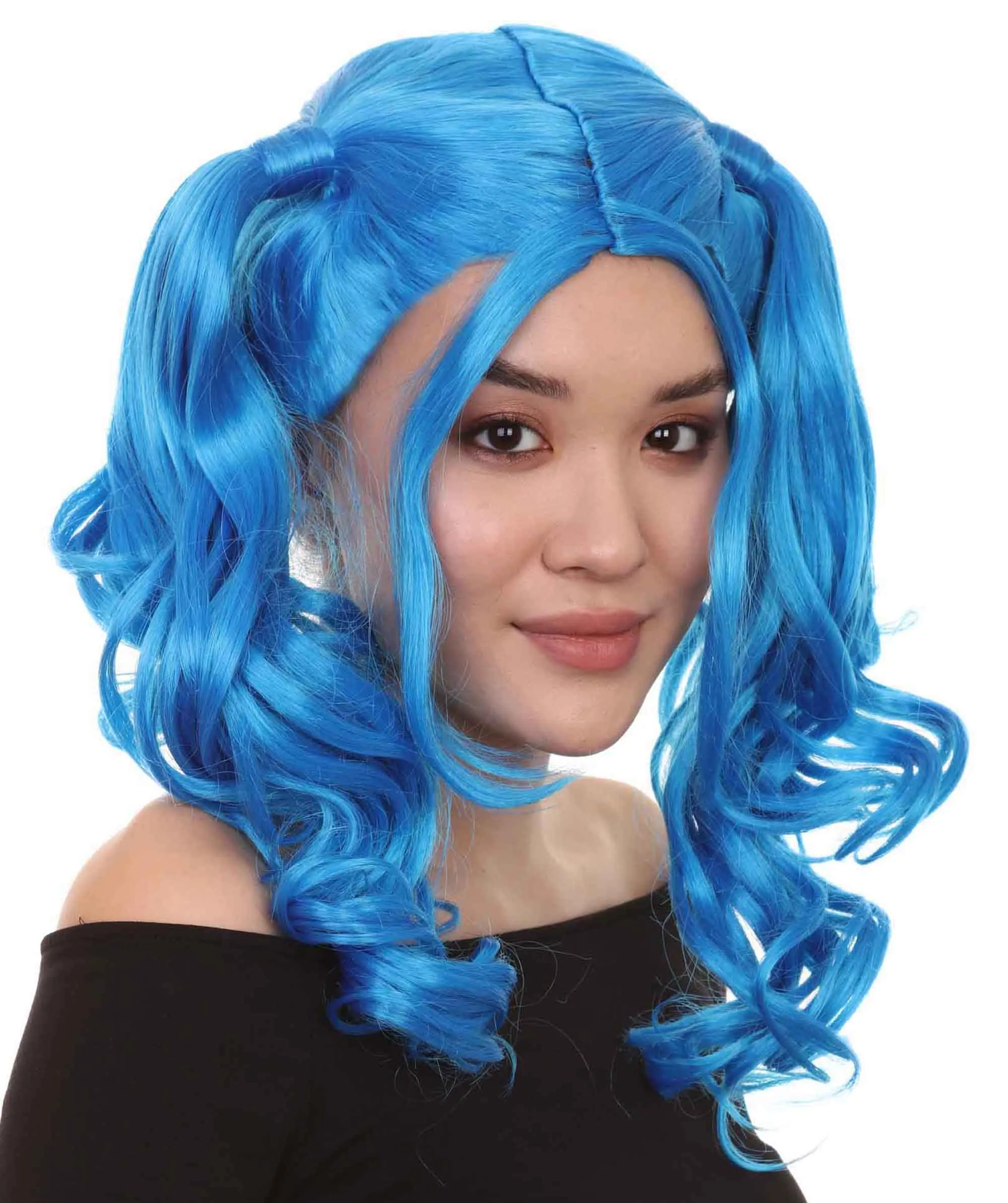 Womens Dolly Pigtail Wigs Collection | Party Event Ready Cosplay Halloween Wigs | Premium Breathable Capless Cap