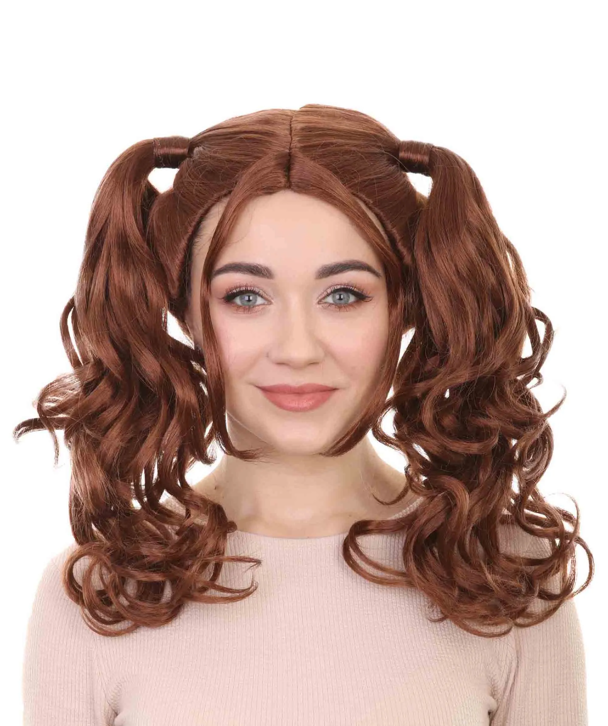 Womens Dolly Pigtail Wigs Collection | Party Event Ready Cosplay Halloween Wigs | Premium Breathable Capless Cap