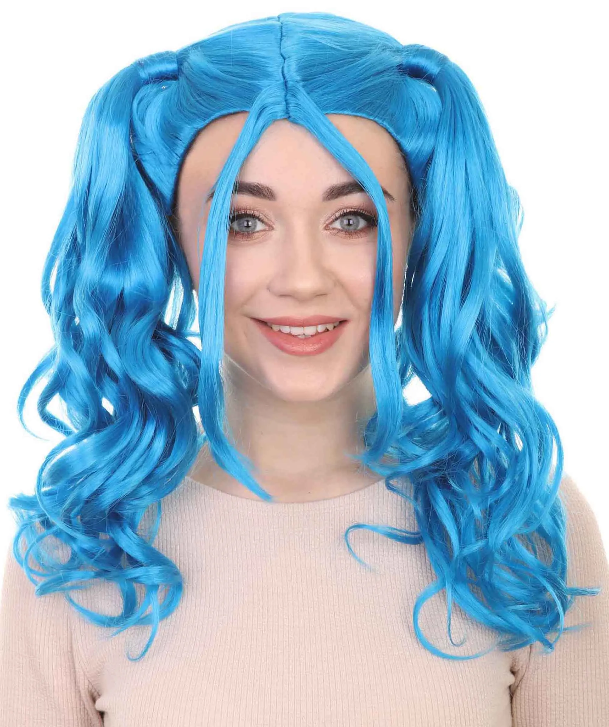 Womens Dolly Pigtail Wigs Collection | Party Event Ready Cosplay Halloween Wigs | Premium Breathable Capless Cap