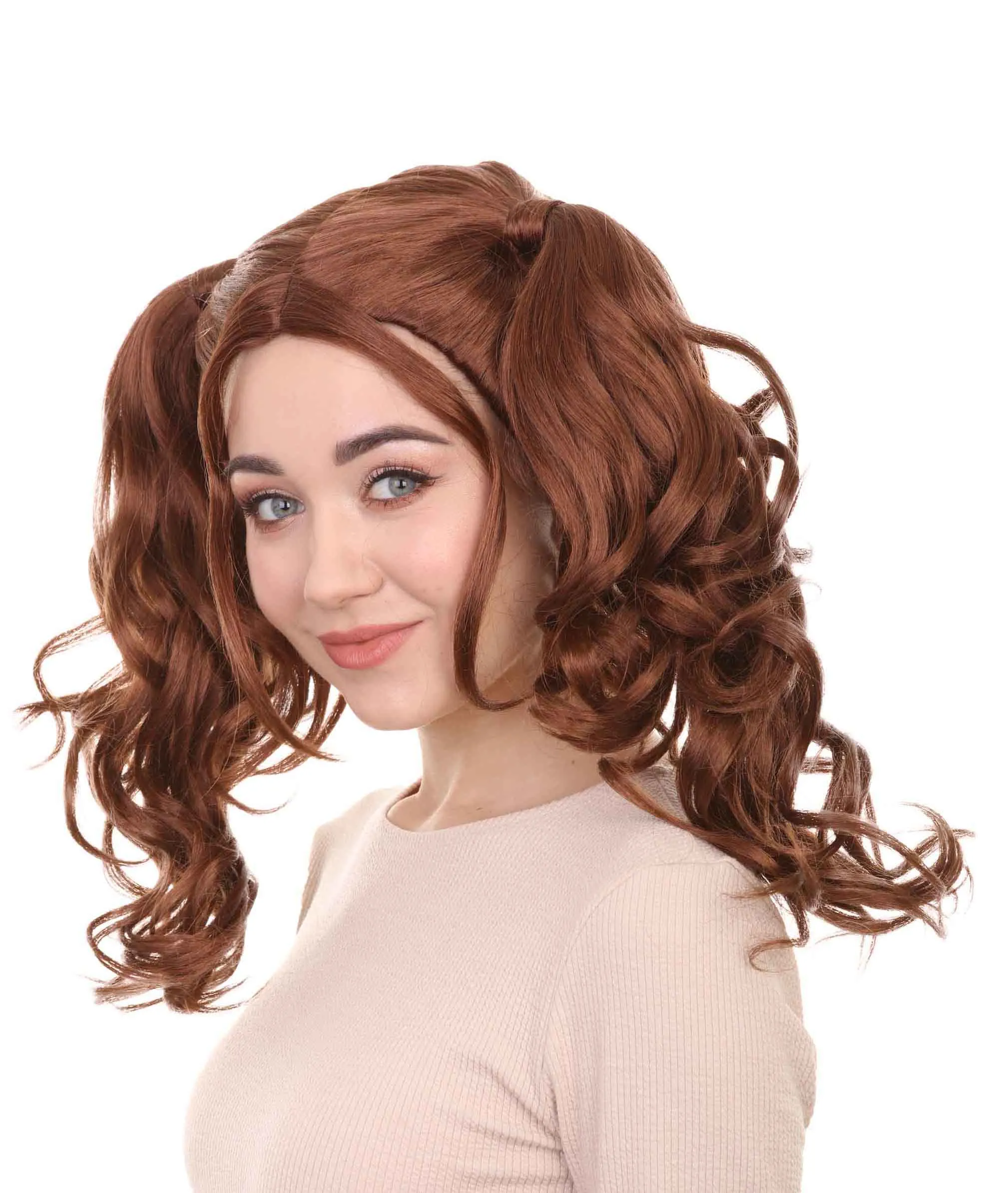 Womens Dolly Pigtail Wigs Collection | Party Event Ready Cosplay Halloween Wigs | Premium Breathable Capless Cap