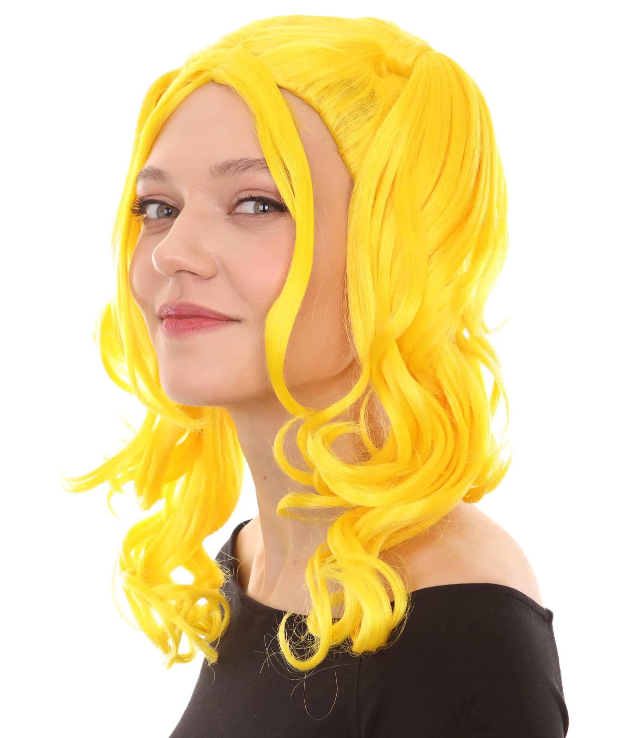 Womens Dolly Pigtail Wigs Collection | Party Event Ready Cosplay Halloween Wigs | Premium Breathable Capless Cap