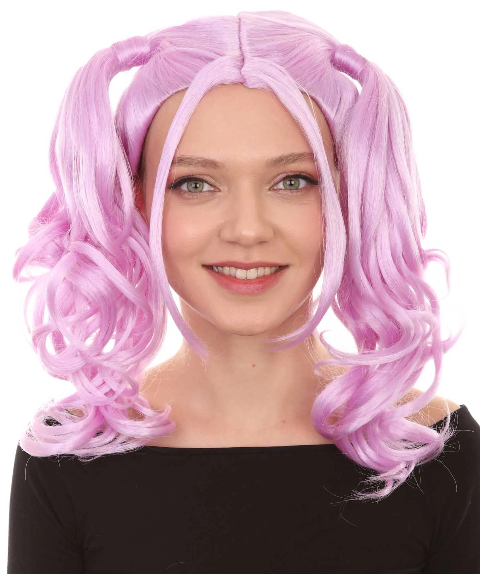 Womens Dolly Pigtail Wigs Collection | Party Event Ready Cosplay Halloween Wigs | Premium Breathable Capless Cap