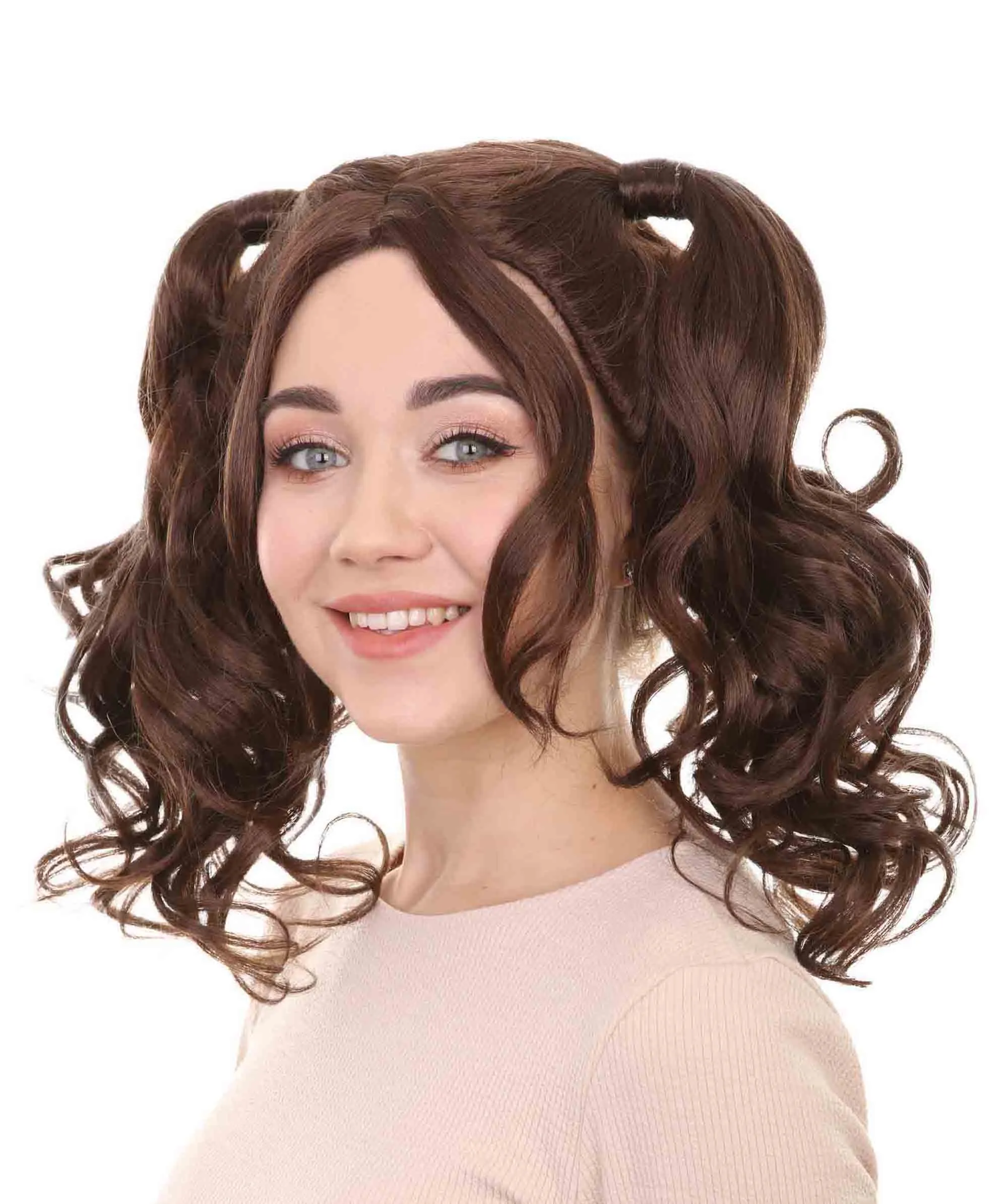 Womens Dolly Pigtail Wigs Collection | Party Event Ready Cosplay Halloween Wigs | Premium Breathable Capless Cap