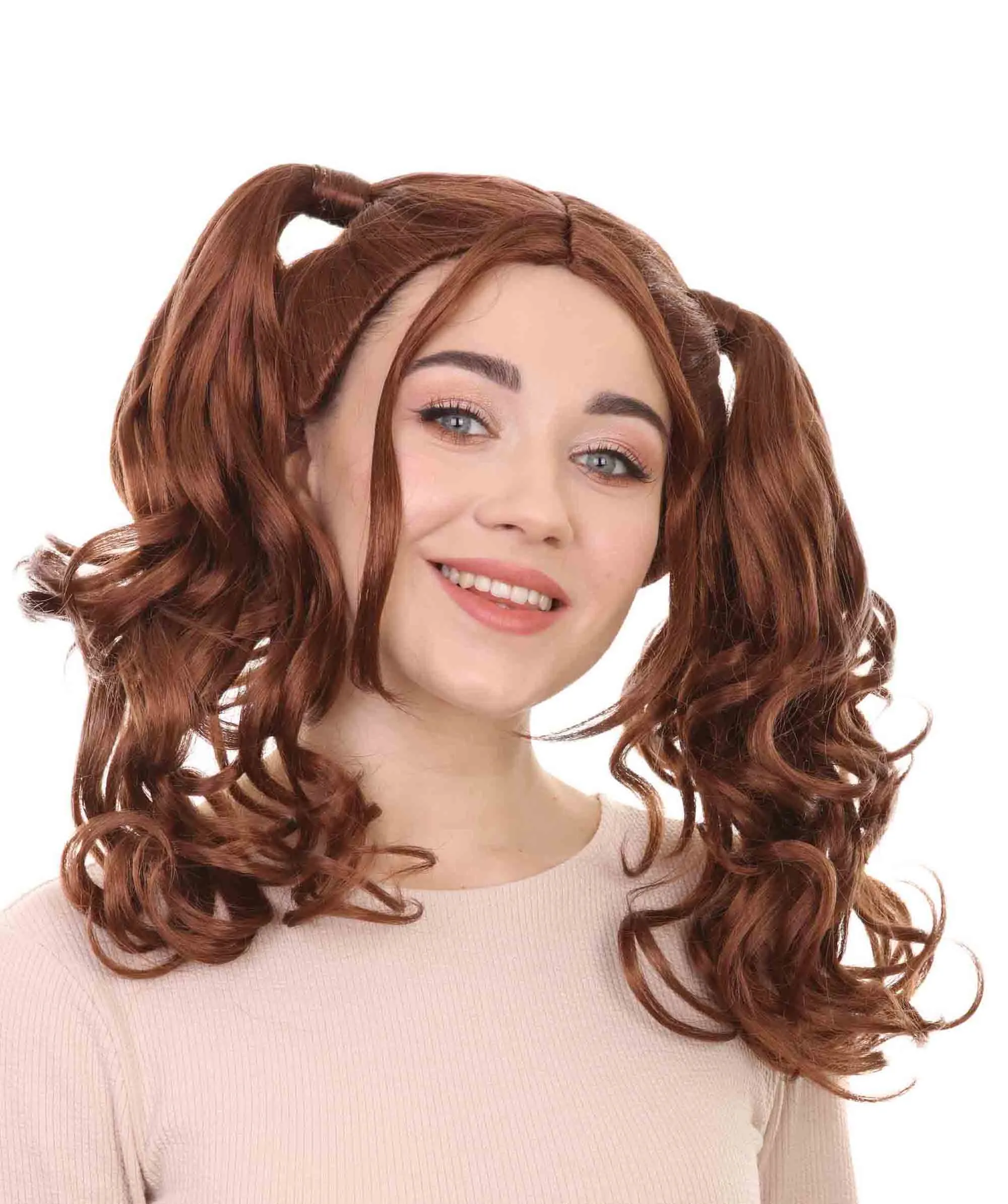 Womens Dolly Pigtail Wigs Collection | Party Event Ready Cosplay Halloween Wigs | Premium Breathable Capless Cap