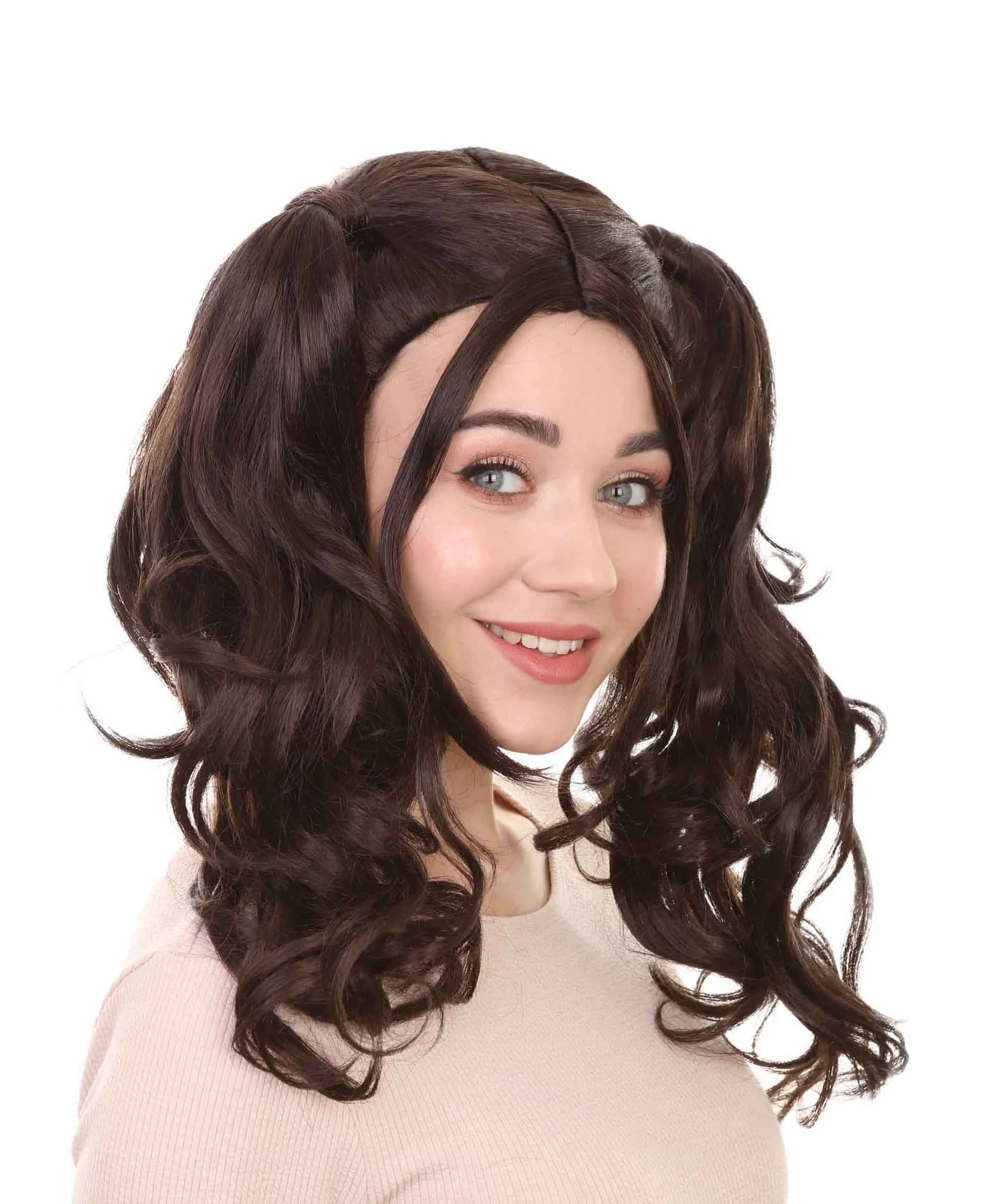 Womens Dolly Pigtail Wigs Collection | Party Event Ready Cosplay Halloween Wigs | Premium Breathable Capless Cap