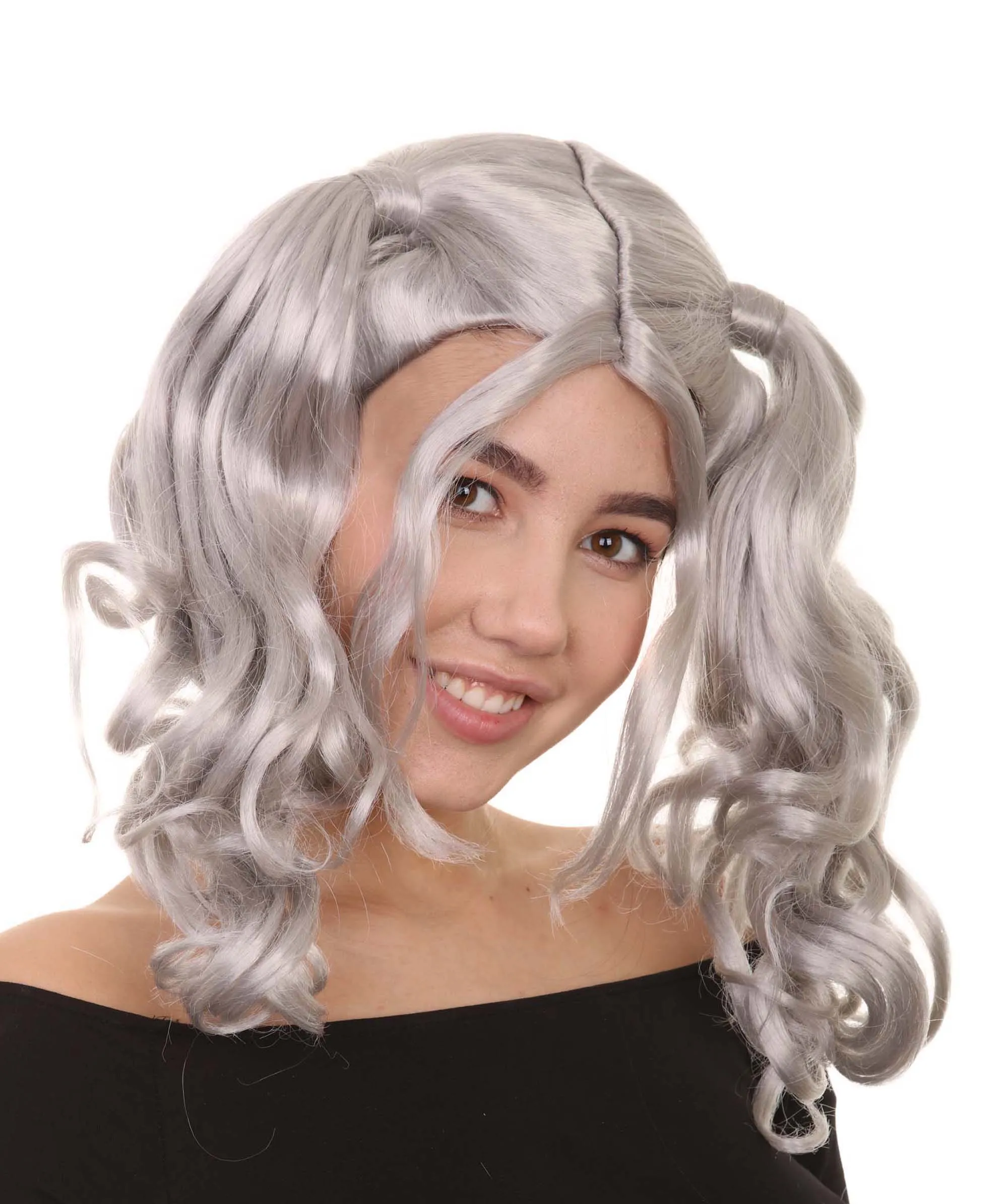 Womens Dolly Pigtail Wigs Collection | Party Event Ready Cosplay Halloween Wigs | Premium Breathable Capless Cap